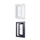 Fenêtre PVC - LxH 500x800 mm -Triple Vitrage - Bicolore blanc int/anthracite ext-poignée à droite