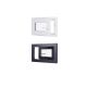Finestra in PVC - LxH 600x400 mm - Triplo vetro - Interno bicolore bianco/esterno antracite - maniglia a destra