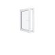 Fenêtre PVC - LxH 700x1000 mm -Triple Vitrage - Blanc -poignée à droite
