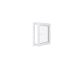 Fenêtre PVC - LxH 700x800 mm -Triple Vitrage - Blanc -poignée à gauche