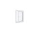 Fenêtre PVC - LxH 600x800 mm -Triple Vitrage - Blanc -poignée à gauche
