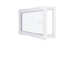 Ventana de PVC - LxH 1000x700 mm -Triple acristalamiento - Blanca - Manilla derecha