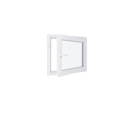 Finestra in PVC - LxH 800x700 mm - Triplo vetro - Bianco - Maniglia sinistra Finestra in PVC - LxH 800x700 mm - Triplo vetro - Bianco - Maniglia sinistra