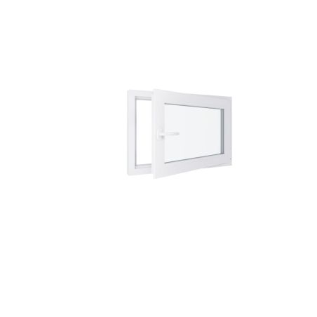 Finestra in PVC - LxH 900x600 mm - Triplo vetro - Bianco - Maniglia sinistra Finestra in PVC - LxH 900x600 mm - Triplo vetro - Bianco - Maniglia sinistra