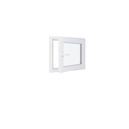 Finestra in PVC - LxH 700x600 mm - Triplo vetro - Bianco - Maniglia sinistra Finestra in PVC - LxH 700x600 mm - Triplo vetro - Bianco - Maniglia sinistra