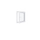 Finestra in PVC - LxH 800x800 mm - Triplo vetro - Bianco - Maniglia sinistra