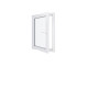 Finestra in PVC - LxH 800x1000 mm -Vetrocamera triplo - Bianco - Maniglia destra